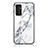 Custodia Silicone Gel Laterale Fantasia Modello Specchio Cover per Samsung Galaxy M13 4G Bianco