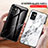 Custodia Silicone Gel Laterale Fantasia Modello Specchio Cover per Samsung Galaxy M23 5G