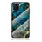 Custodia Silicone Gel Laterale Fantasia Modello Specchio Cover per Samsung Galaxy M60s Blu