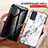 Custodia Silicone Gel Laterale Fantasia Modello Specchio Cover per Samsung Galaxy Note 20 5G