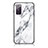 Custodia Silicone Gel Laterale Fantasia Modello Specchio Cover per Samsung Galaxy S20 FE (2022) 5G Bianco