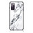 Custodia Silicone Gel Laterale Fantasia Modello Specchio Cover per Samsung Galaxy S20 FE 4G Bianco