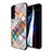 Custodia Silicone Gel Laterale Fantasia Modello Specchio Cover per Samsung Galaxy S22 5G