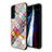 Custodia Silicone Gel Laterale Fantasia Modello Specchio Cover per Samsung Galaxy S22 Plus 5G Colorato