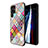 Custodia Silicone Gel Laterale Fantasia Modello Specchio Cover per Samsung Galaxy S23 Ultra 5G