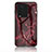 Custodia Silicone Gel Laterale Fantasia Modello Specchio Cover per Vivo iQOO Neo7 5G Rosso