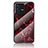 Custodia Silicone Gel Laterale Fantasia Modello Specchio Cover per Vivo V23 5G Rosso