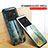Custodia Silicone Gel Laterale Fantasia Modello Specchio Cover per Vivo X80 5G
