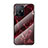 Custodia Silicone Gel Laterale Fantasia Modello Specchio Cover per Xiaomi Mi 11T 5G Rosso