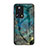 Custodia Silicone Gel Laterale Fantasia Modello Specchio Cover per Xiaomi Mi 12 Lite NE 5G Blu