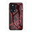 Custodia Silicone Gel Laterale Fantasia Modello Specchio Cover per Xiaomi Mi 12 Lite NE 5G Rosso