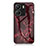 Custodia Silicone Gel Laterale Fantasia Modello Specchio Cover per Xiaomi Poco C65 Rosso