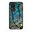 Custodia Silicone Gel Laterale Fantasia Modello Specchio Cover per Xiaomi Poco F4 5G Blu