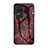 Custodia Silicone Gel Laterale Fantasia Modello Specchio Cover per Xiaomi Poco F4 5G Rosso