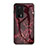 Custodia Silicone Gel Laterale Fantasia Modello Specchio Cover per Xiaomi Poco F5 Pro 5G Rosso