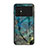 Custodia Silicone Gel Laterale Fantasia Modello Specchio Cover per Xiaomi Poco M4 5G Blu