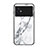 Custodia Silicone Gel Laterale Fantasia Modello Specchio Cover per Xiaomi Poco M5 4G Bianco