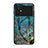 Custodia Silicone Gel Laterale Fantasia Modello Specchio Cover per Xiaomi Poco M5 4G Blu