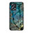 Custodia Silicone Gel Laterale Fantasia Modello Specchio Cover per Xiaomi Poco X4 GT 5G Blu