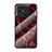 Custodia Silicone Gel Laterale Fantasia Modello Specchio Cover per Xiaomi Redmi 10 Power Rosso