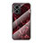 Custodia Silicone Gel Laterale Fantasia Modello Specchio Cover per Xiaomi Redmi 10 Prime Plus 5G Rosso