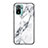 Custodia Silicone Gel Laterale Fantasia Modello Specchio Cover per Xiaomi Redmi Note 10 4G Bianco