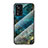 Custodia Silicone Gel Laterale Fantasia Modello Specchio Cover per Xiaomi Redmi Note 11T 5G Blu