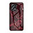 Custodia Silicone Gel Laterale Fantasia Modello Specchio Cover per Xiaomi Redmi Note 11T Pro+ Plus 5G Rosso