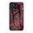 Custodia Silicone Gel Laterale Fantasia Modello Specchio Cover per Xiaomi Redmi Note 12 Pro 5G Rosso