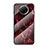 Custodia Silicone Gel Laterale Fantasia Modello Specchio Cover per Xiaomi Redmi Note 9 5G Rosso