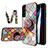 Custodia Silicone Gel Laterale Fantasia Modello Specchio Cover S01 per Samsung Galaxy S22 5G