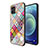 Custodia Silicone Gel Laterale Fantasia Modello Specchio Cover S02 per Nothing Phone 1 Multicolore