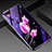 Custodia Silicone Gel Laterale Fiori Specchio Cover M04 per Oppo R17 Neo Rosa