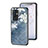 Custodia Silicone Gel Laterale Fiori Specchio Cover per OnePlus 9 Pro 5G