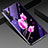 Custodia Silicone Gel Laterale Fiori Specchio Cover per Oppo K5 Rosa