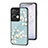 Custodia Silicone Gel Laterale Fiori Specchio Cover per Oppo Reno9 Pro+ Plus 5G