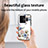 Custodia Silicone Gel Laterale Fiori Specchio Cover per Realme GT Neo6 5G