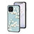 Custodia Silicone Gel Laterale Fiori Specchio Cover per Samsung Galaxy M53 5G