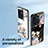 Custodia Silicone Gel Laterale Fiori Specchio Cover per Vivo iQOO 10 Pro 5G