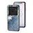 Custodia Silicone Gel Laterale Fiori Specchio Cover per Vivo X80 Pro 5G