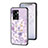 Custodia Silicone Gel Laterale Fiori Specchio Cover S01 per OnePlus Nord N300 5G Lavanda