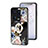 Custodia Silicone Gel Laterale Fiori Specchio Cover S01 per Xiaomi Mi 13 5G