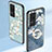 Custodia Silicone Gel Laterale Fiori Specchio Cover S01 per Xiaomi Poco F4 5G