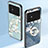 Custodia Silicone Gel Laterale Fiori Specchio Cover S01 per Xiaomi Poco M4 5G