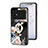 Custodia Silicone Gel Laterale Fiori Specchio Cover S01 per Xiaomi Redmi Note 11R 5G