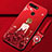 Custodia Silicone Gel Morbida Abito Ragazza Cover K01 per Huawei Honor V20 Rosso