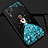 Custodia Silicone Gel Morbida Abito Ragazza Cover K01 per Huawei P20 Blu