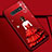Custodia Silicone Gel Morbida Abito Ragazza Cover K01 per Samsung Galaxy S10 Rosso