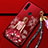 Custodia Silicone Gel Morbida Abito Ragazza Cover K02 per Huawei P30 Lite New Edition Rosso