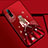 Custodia Silicone Gel Morbida Abito Ragazza Cover K02 per Huawei P30 Rosso